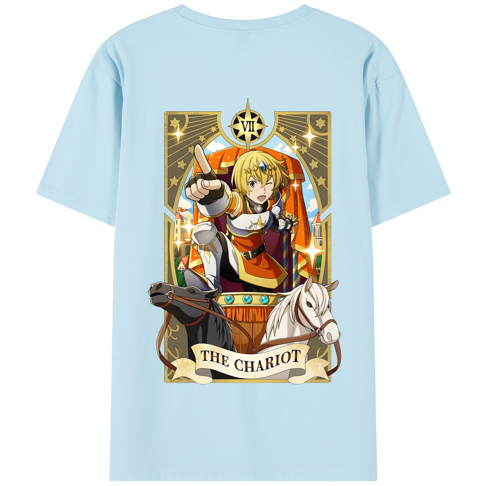（画像用） 文豪ストレイドッグス Bungo Stray Dogs 綿100％半袖Tシャツ（背面プリント）